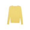 Polo Ralph Lauren Logo Printed Crew Neck Sweater Men Sweater Yellow 710775885-026