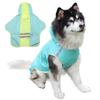 Dog Raincoat: Reflective Rainwear with Leash Hole for Large Breeds (Outdoor Use)