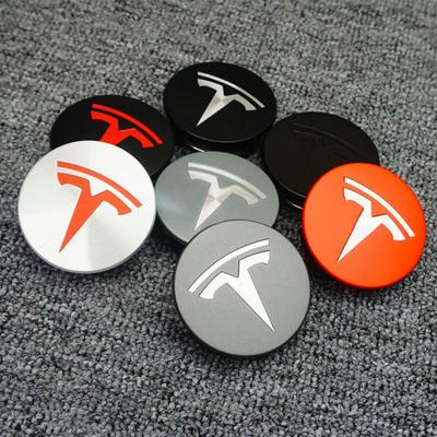 4Pcs 56mm Car Wheel Hub Cover Rim Center Cap Accessories For Model-Y Model-3 Model-X Model-S Cybertruck Roadster SpaceX