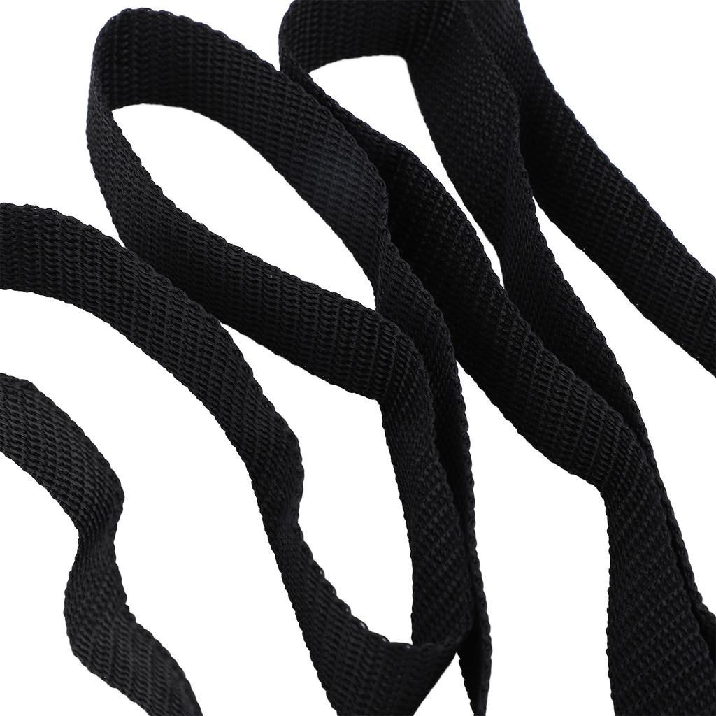 Paracadute da Nuoto Professionale Sicuro Portatile Set Cintura per Allenamento Resistenza Nuoto per Bambini Adulti 20cm 7.9in Nero