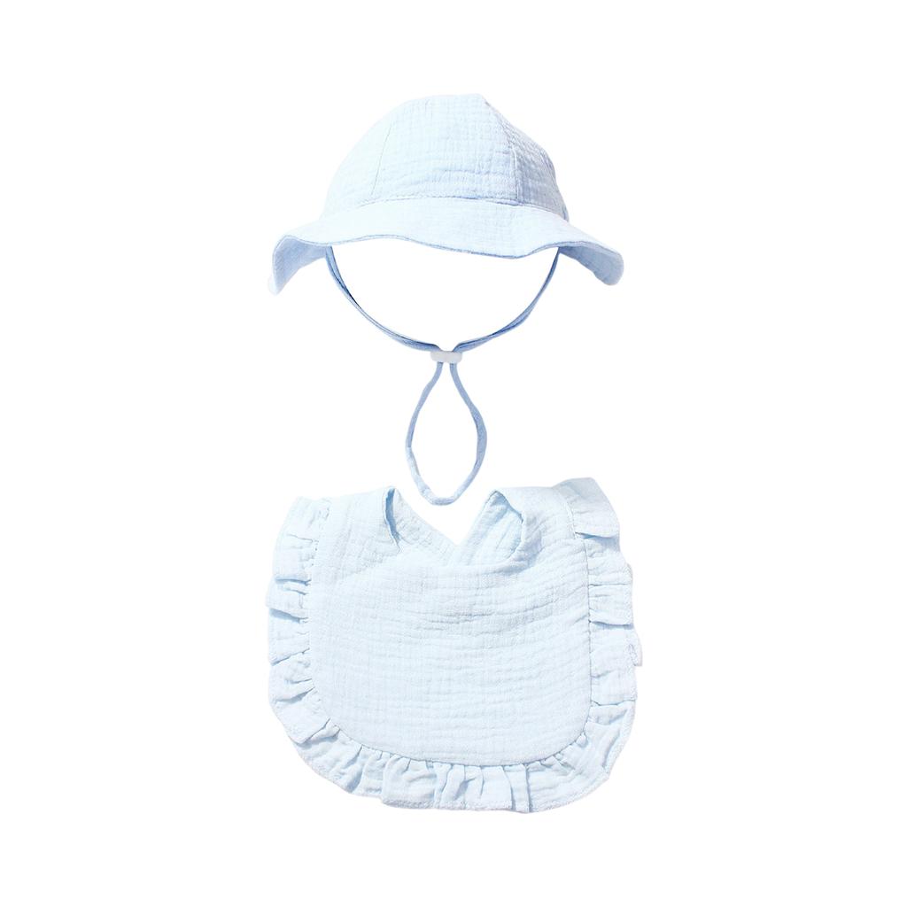 Sommer Baby Farbhut und Lätzchen Set