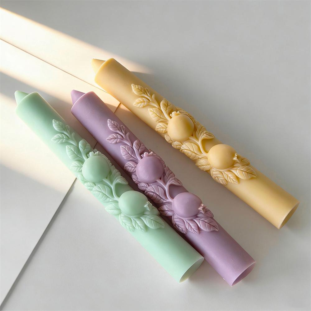 Handmade Candle Mold Heat-Resistant Silicone Candle Mold Long Rod Candle Mold Non-Toxic