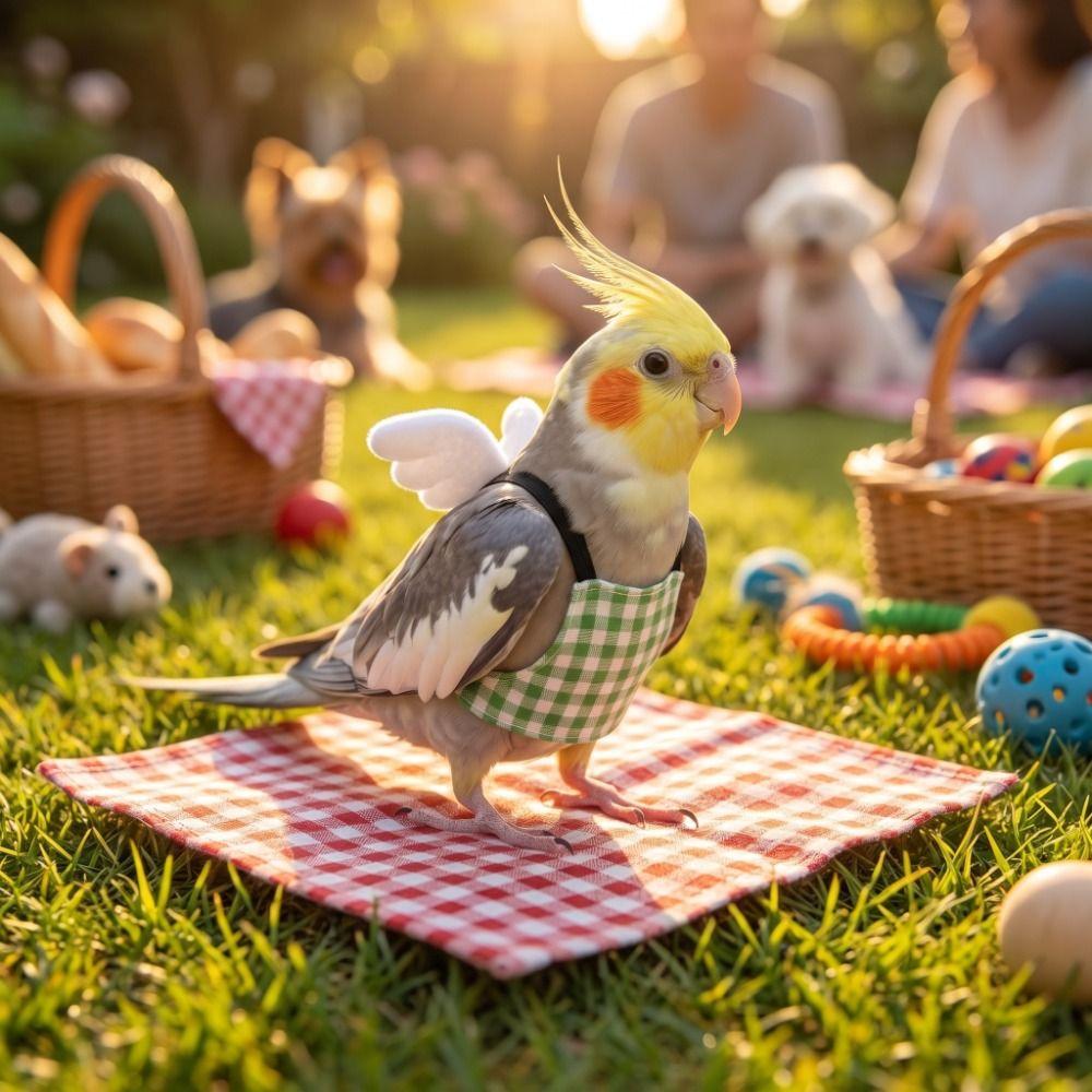Breathable Bird Flight Suit Escape Proof Bird Vest Suit Washable Bird Harness  Training