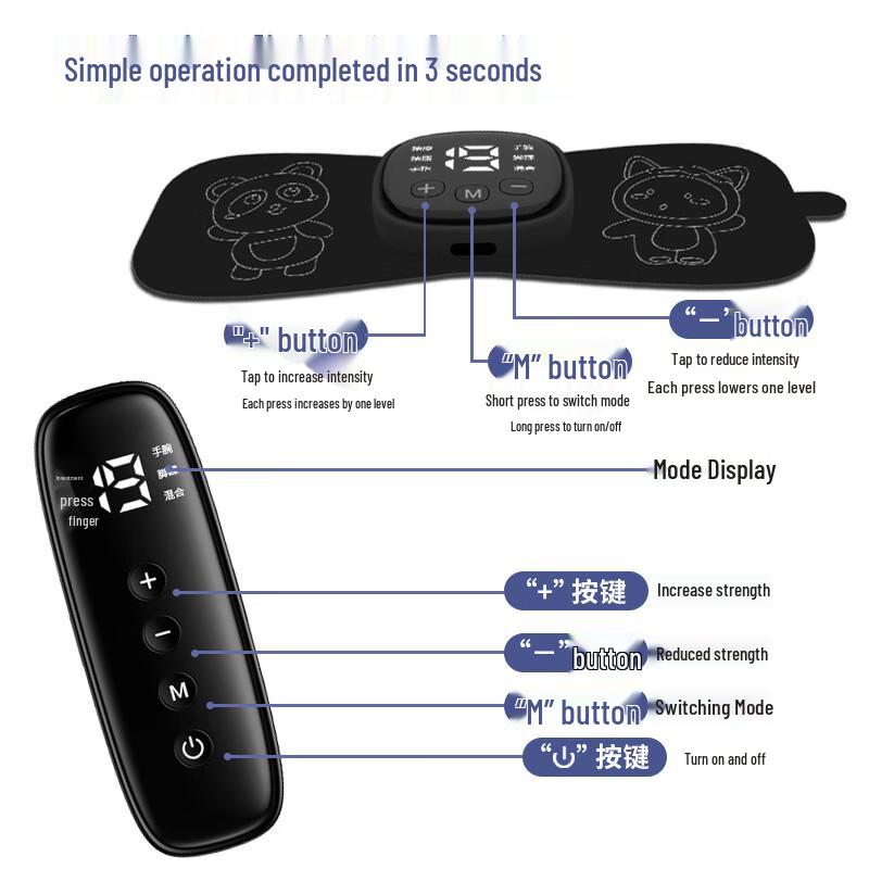 Portable Low-Frequency Pulse Neck & Shoulder Massager