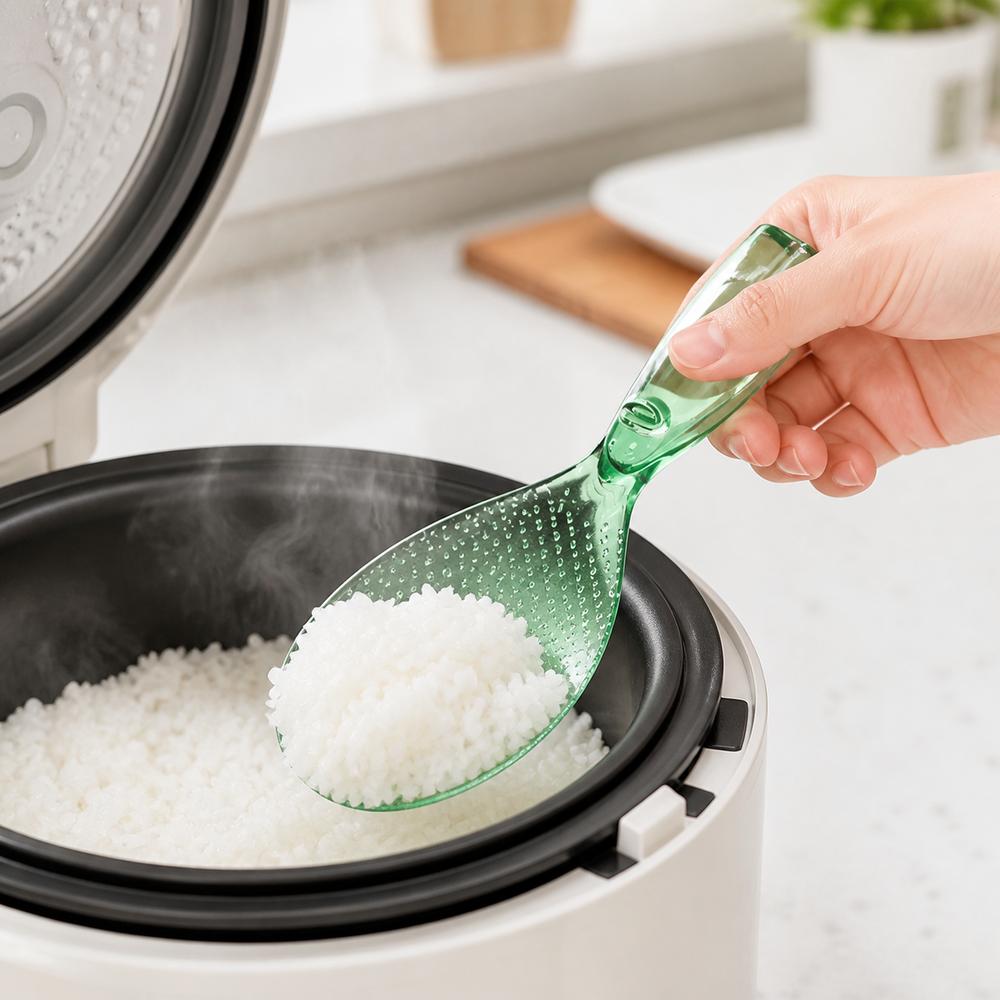 Plastic Rice Spoon Nonstick Surface Rice Cooker Spoon New Rice Paddle Kitchen Serving
