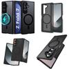 Frosted Slim Magnetic Anti Yellowing Anti Fingerprint Flip Phone Back Cover for Samsung Galaxy Z Fold7 5G Anti Scratch