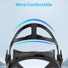 Oval Diving Mask Spearfishing Mask Classic Retro-Style Panoramic Wide View Goggles Tempered Glass Lens For Adults
