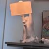 Naughty Cat Table Lamp 3D Printed Cat Tipping Night Light Creative Bedside Light for Living Room Bedroom Home Decor