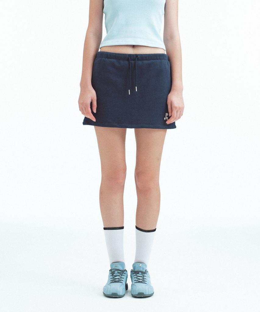 Rest And Recreation Sweat Mini Skort - Navy