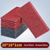 5Pcs Abrasive Hand Scouring Pad Abrasive Sponge Scourer Pads Polishing Cleaning Tools Square Nylon Scouring Pad