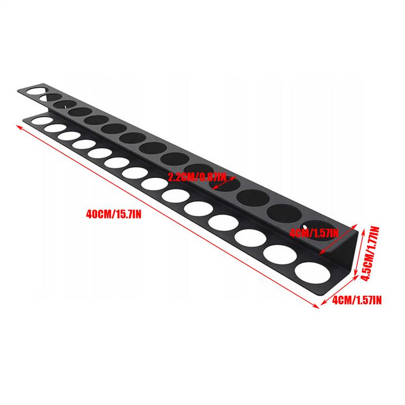 14-hole Wall-mounted Hardware Tool Screwdriver Organizer Tool Storage for Hex Cross Screw Driver RC Tools Storage Base Stand