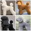 Peluca de Práctica para Peluquería Canina de Cuerpo Entero Esqueleto Modelo Opcional De Fibra Sintética Lisa Para Peinar Y Recortar