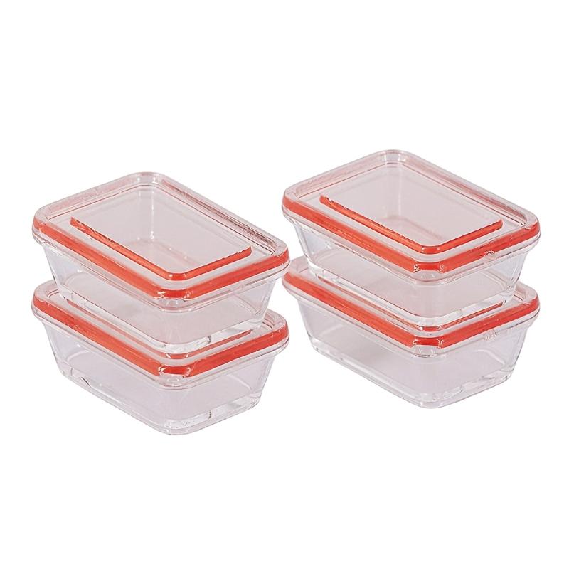 

Compact Plastic Organizer Box With Snap Lid Ideal For 6P Scale Miniature Collectibles Preservation рожевий