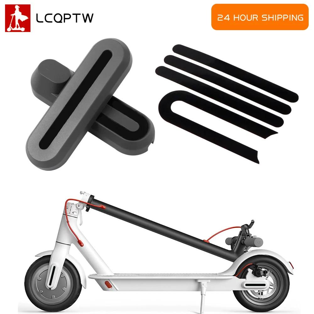 For Xiaomi M365 Pro Electric Scooter Parts Accessories Rear Wheel Tyre Cover Hubs Protective Shell Case Black Sticker