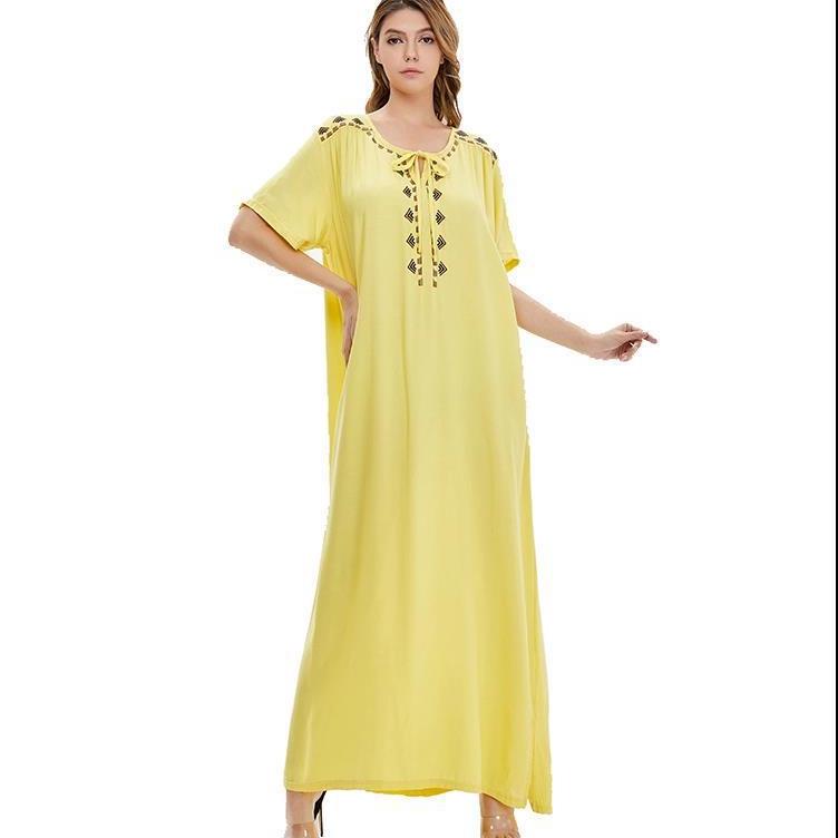 Dubai Middle East Ladies Long Abaya Dress