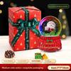 Langlebiges Weihnachtsgeschenk Kutsche Kristallkugel Spieluhr Schmuckstück Spieluhr Schnee Weihnachtsmann Schenkt Kindern Kleine Geschenke