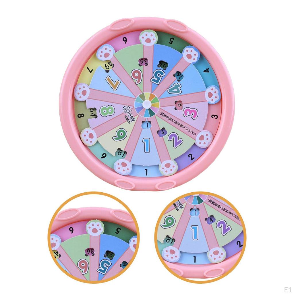 1-9 Multiplication Turntable Toy Math Manipulatives Educational Rotating Wheel for Classroom