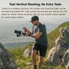 FeiyuTech SCORP 3 Camera Gimbal with AI Detachable Remote Control Max Camera Bluetooth Shutter and Portrait Mode Built-in Tracker, Handle, 3.5kg