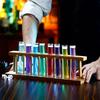 6-12 Pezzi Provette Bicchiere da Shot Rack in Legno per Provette Set Creativo di Bicchieri da Cocktail Accessori per Bar Feste