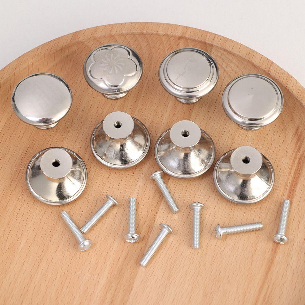 2Pcs/Set Cupboard Cabinet Drawer Knobs Furniture Hardware Door Handles Durable Single-hole Pull