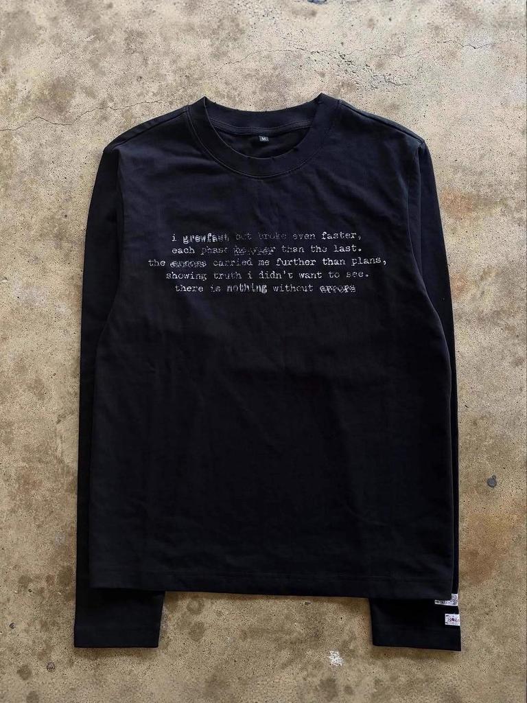 Y2K T-shirt s tmavým maskáčem Punk Retro - Unisex Podzimní/Zimní Trend