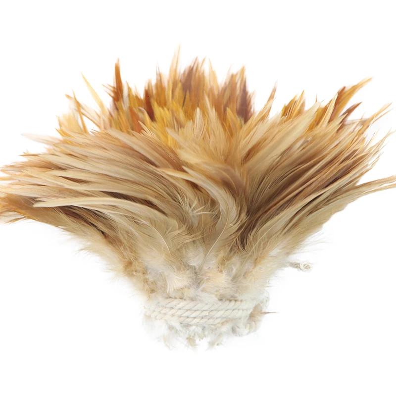 1 Roll Natural Pheasant Feathers for Crafts Jewelry Needlework Decoration Fly Tying Materials Chicken DIY Handicraft Accessories