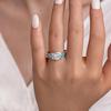 Gorgeous Luxury Rings for Women Wedding Engagement Accessories Unique Female Ring Fashion Jewelry Gifts