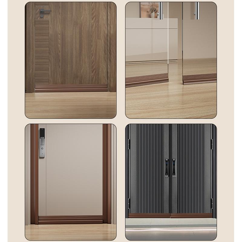 50mm Höhe Türboden Dichtung Winddicht Staub Insektenabwehr Selbstklebend Dreifach Verdickt Fensterdichtungsstreifen