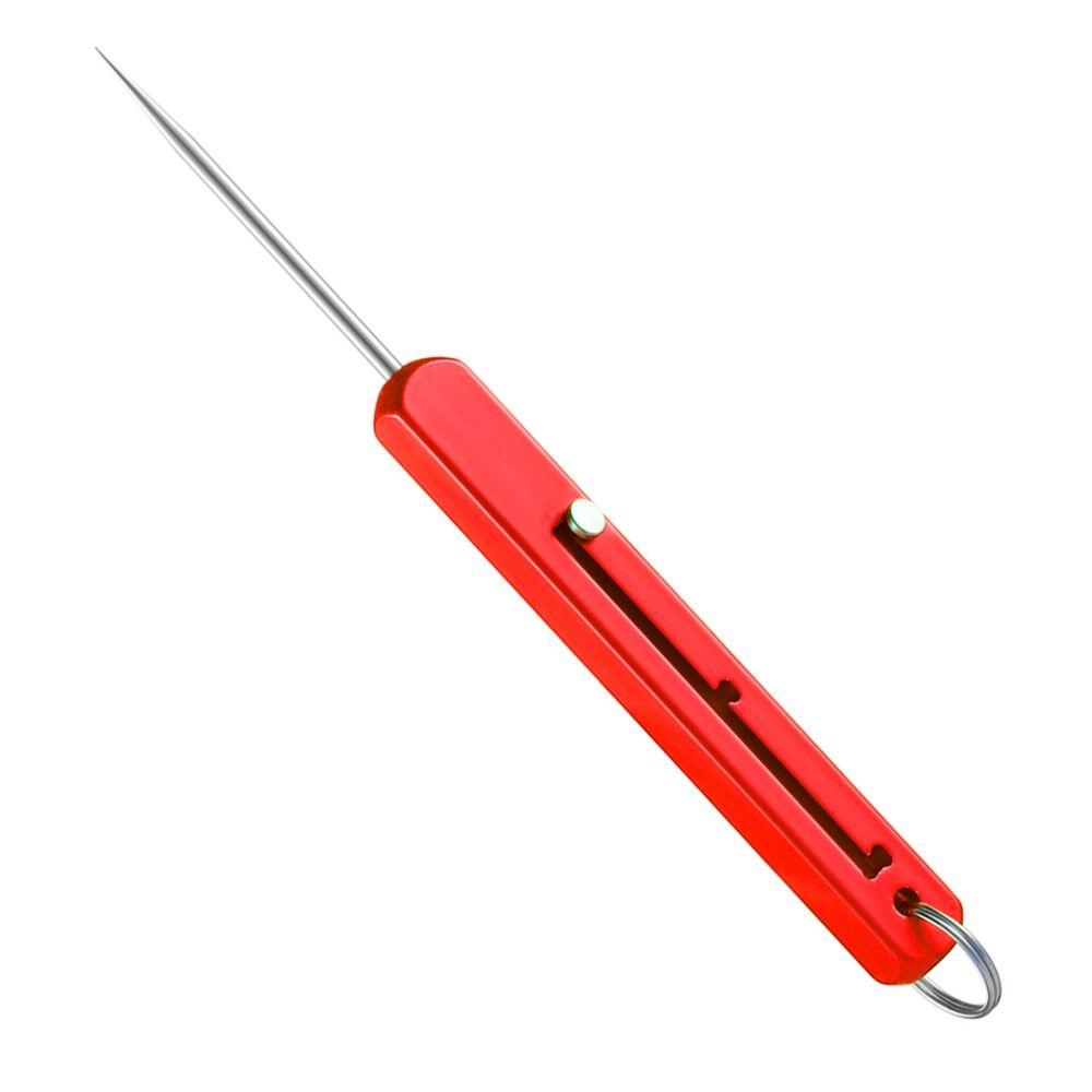 Adjustable Telescopic Push-pull Titanium Toothpicks Pocket Toothpick Fruit Pick Metal