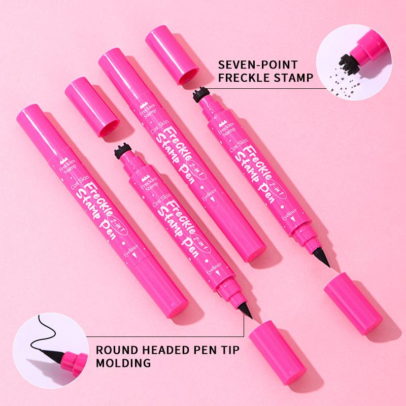 CosSkin Zweischneidiger Sommersprossen-Eyeliner Stift Natürlich Wasserfest Langanhaltend