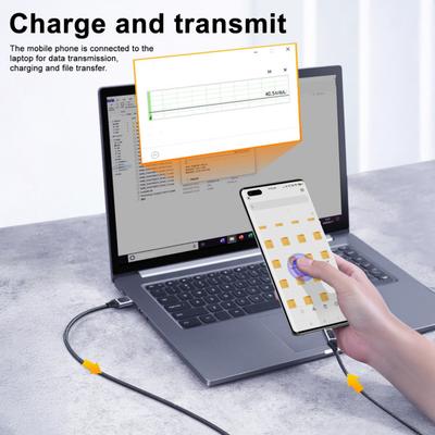 Cavo USB C a C 100W PD3.0 Cavo di Ricarica Rapida 5A@20V Caricabatterie Rapido Linea Dati Intrecciata in Nylon per Laptop Switch Giochi Cavo di Ricarica Type C