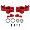 RC Aluminum Steering Cup High Strength Precise Cutting Replacement RC Steering Blocks for Arrma 1 7 1 8 Series RC Cars