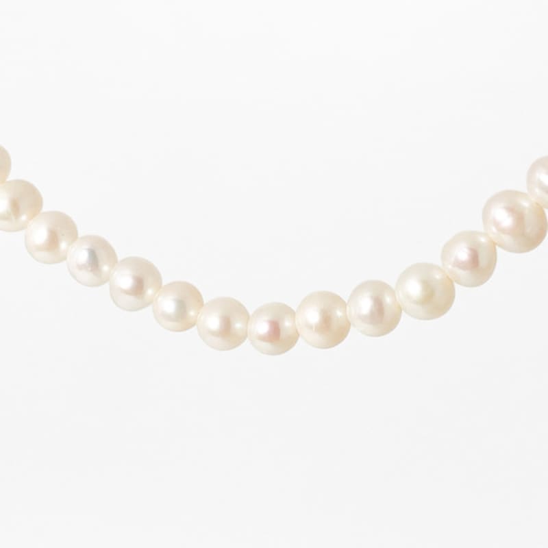 MAYBETOI 14K Elle Freshwater Pearl Bead Necklace