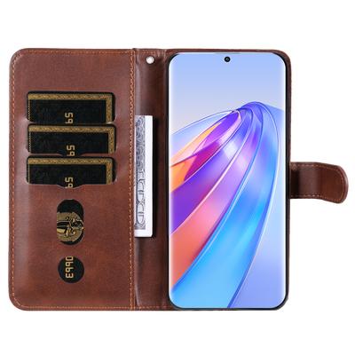 Pentru Honor X40 5G/X9a 5G/Magic5 Lite 5G Husă Telefon cu Textură de Vițel cu Buzunar cu Fermoar Portofel din Piele PU cu Suport Husă Anti-cădere