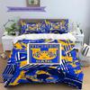Tigres UANL Muster Bettwäsche-Set Bettbezug Kissenbezug Heimdekoration Geschenk (1 Bettbezug + 2 Kissenbezüge, ohne Füllung)