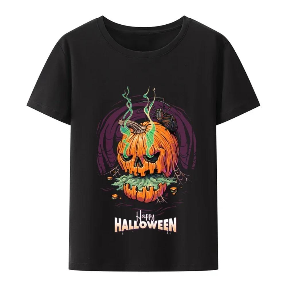 Vintage Helloween  Pumpkins  Concert Band T Shirt Men Summer  Short-sleev  Casual T-shirts SX- 4xl  L454