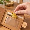 Polished Golden Charm 5Pcs Turtle Set, Four-Leaf Clover Ingot Prayer Wheel Money Frog Good Luck Symbolic Charm, Symbolizes Fortune & Wealth,
