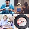 5/10X Magnifying Glass with Light 3 Colors 10 Brightness 28/56 LED Magnifier Lamp for Reading Crafting Painting Close Work