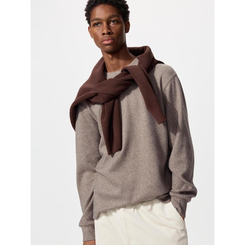 Uniqlo SofT KniT Fleece Crew Neck T