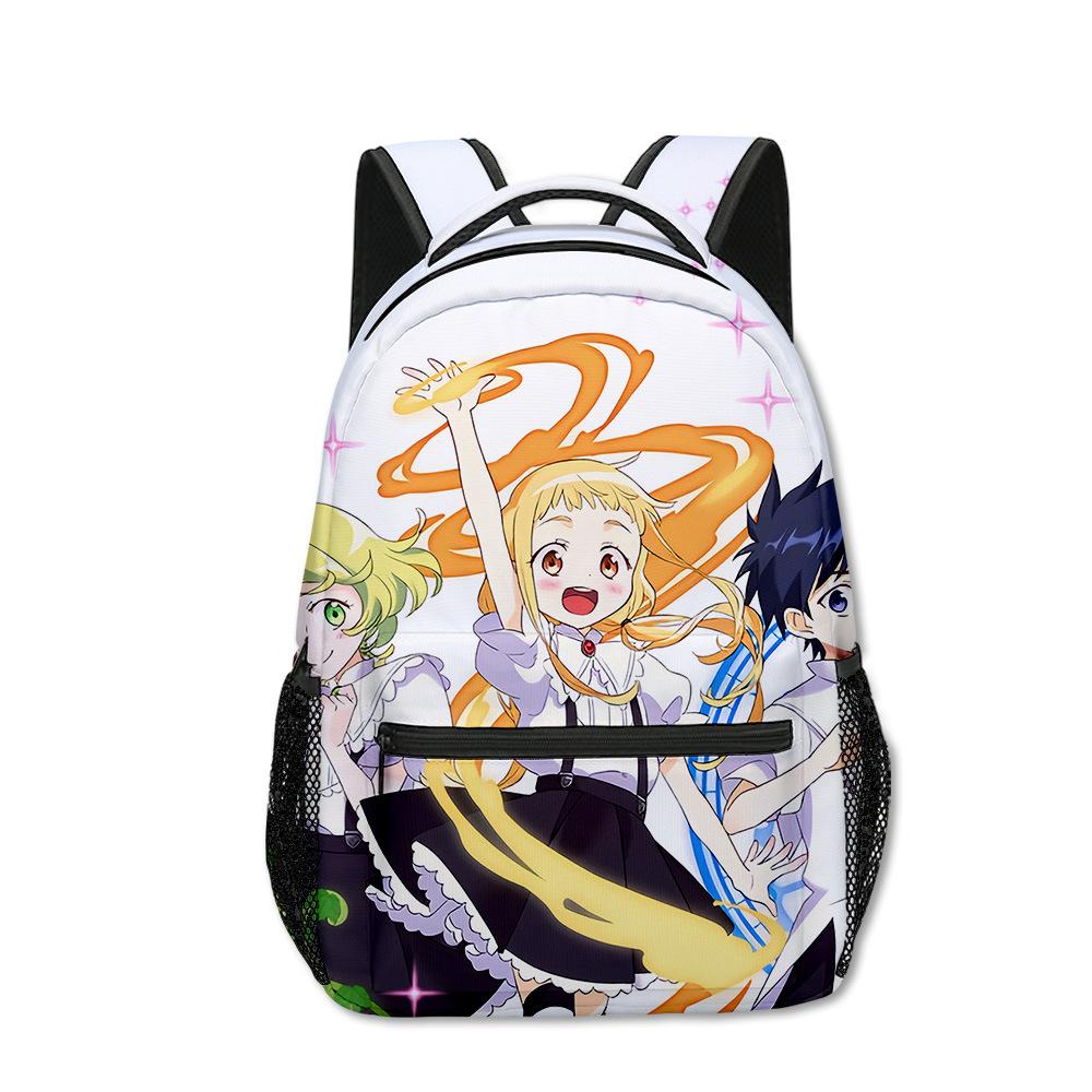 Cartoon Novelty Kpop Youthful School Bags Unisex Japan Anime Lost Witch Travel Bags 3D Print Oxford Notebook Shoulder Backpacks