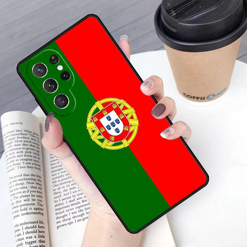 Custodia Cover Bandiera Portogallo Per Samsung Galaxy S24 S25 Ultra S21 S22 Ultra S10E Note 10 Plus Note 20 FE S23