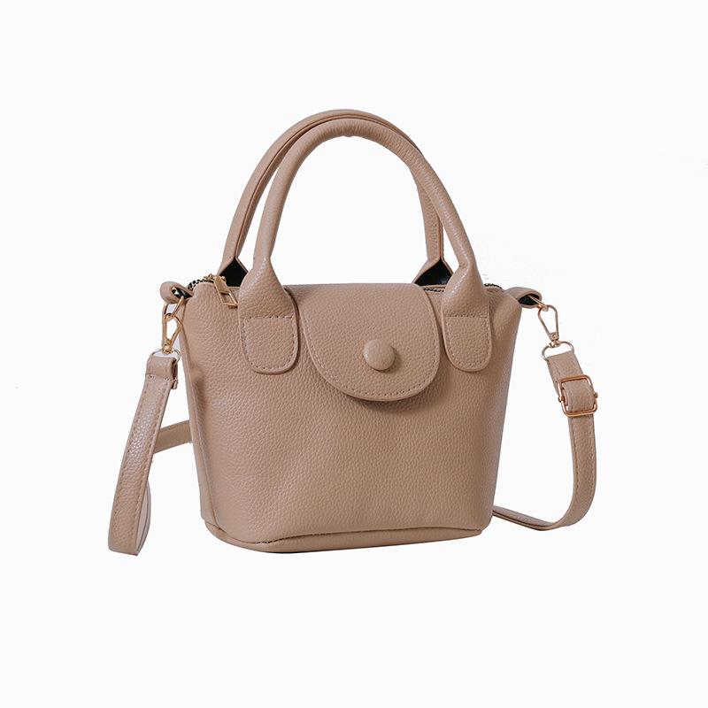 Kadın Fransız Şık Kova Çanta - 2023 Trend Çok Yönlü Çapraz ve Omuz El Çantası