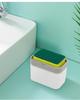Automatic Press Soap Dispenser with Brush & Sponge for Easy Kitchen Cleaning