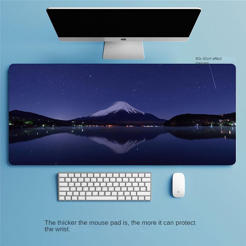 Mauspad, übergroß, Büro-Tastenkombination, integriertes Schloss, verdickt, individuell, gut aussehend, für Studenten, Computer, E-Sport, Tischmatte