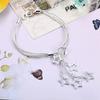 New Charm 925 Sterling Silver 8 Inches Tassel Star Bracelet For Women Fashion Jewelry Gifts Party Accessories