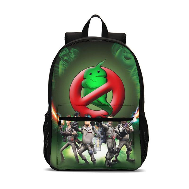Ghost Busters Bookbag For Students With Nylon Material And Large Capacity For Daily Use