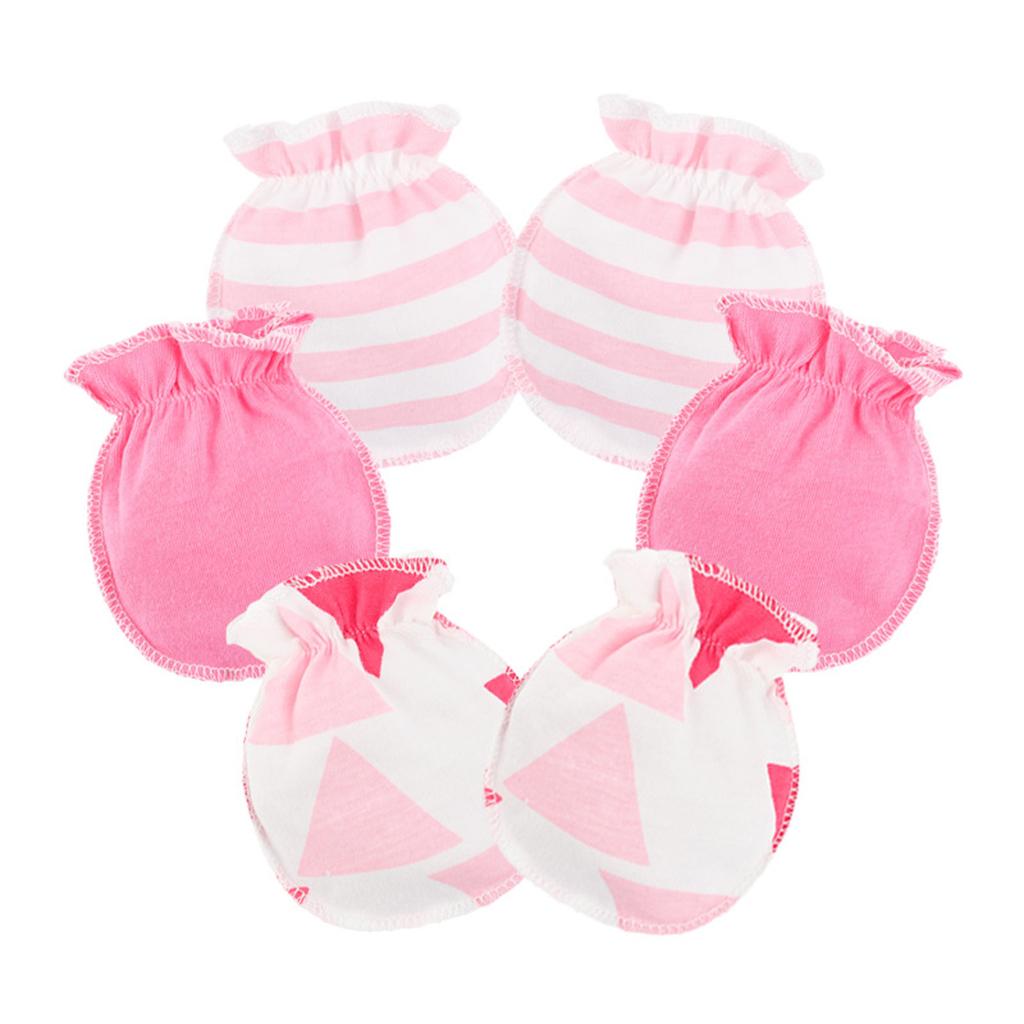 Baby-Fäustlinge für Kleinkinder, Jungen und Mädchen, kratzfeste Fäustlinge aus Baumwolle, 3er-Set