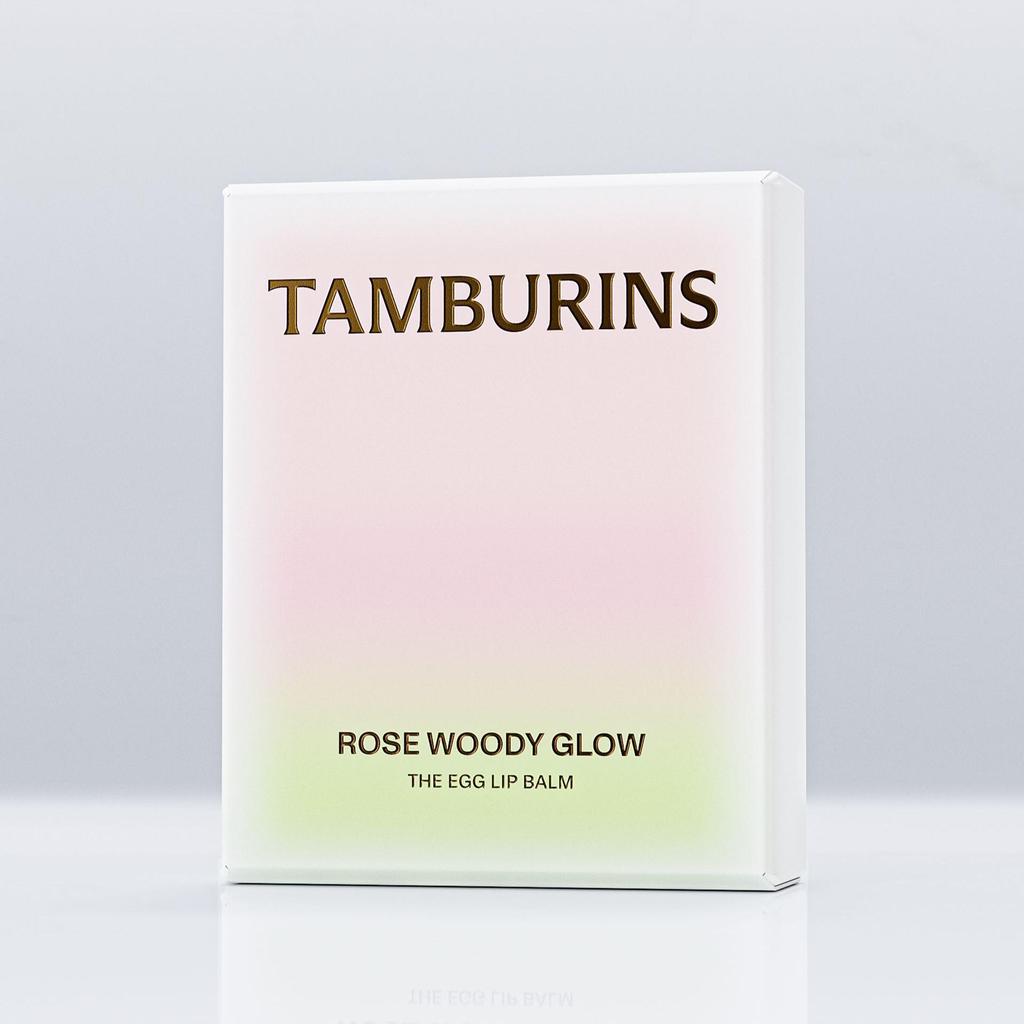 [TAMBURINS] Egg Lip Balm (ROSE WOODY GLOW) 5g