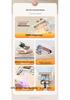 Automatic Bed Vacuum with Double Dust Cup & UV Sterilizer - High Suction Mite Remover