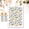 Halloween Water Soluble Stickers, Clay Transfer Paper Water Soluble Clay Transfer Sheet for Clay Earrings Jewelry Making